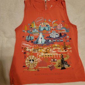 Disneyland Zipper Tank Top